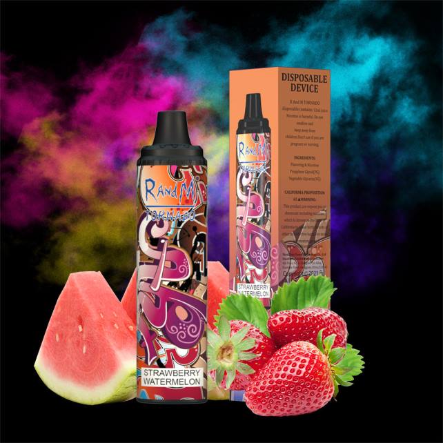 RandM Tornado 6000 Airflow Control Vape Pod Gerät 1St 04LD292 - RandM Tornado Berlin Erdbeerwassermelone