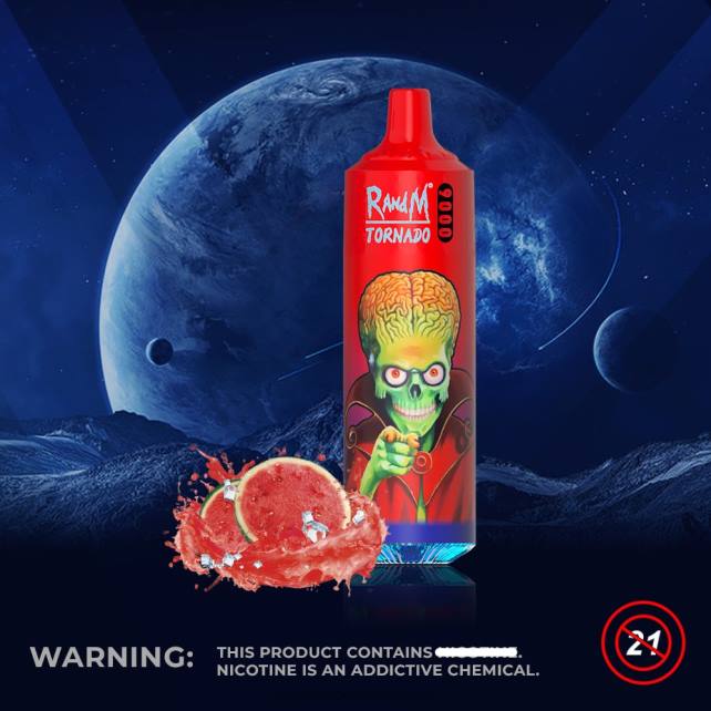 RandM Tornado 9000 Vape Pod Gerät 1 Stück Version 2 04LD147 - RandM Vape Deutschland Kaufen Wassermelonen-Brazz-Eis